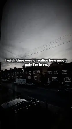 I'm in pain.