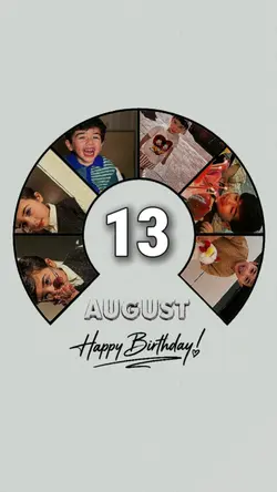 August 13th birthday