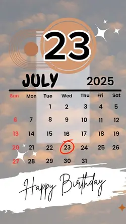 birthday 23 July