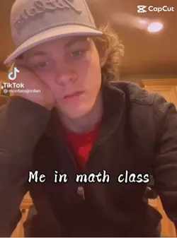 Me in math class