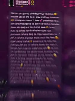 Birthday message