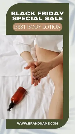 Body Lotion Black Friday Sale Promotion 