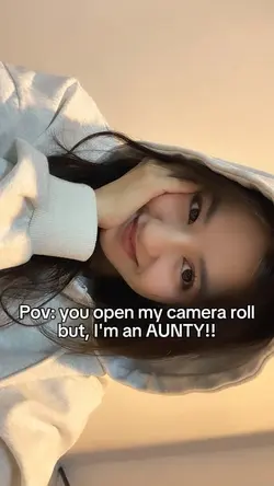 pov: I'm an aunty 
