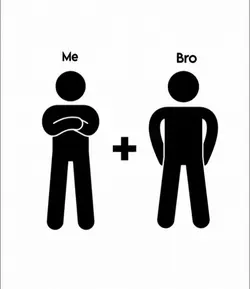 me and bro