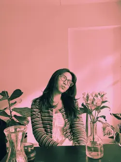pink green