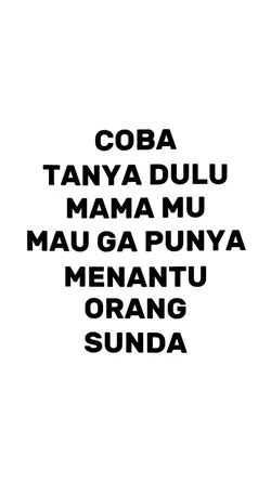 Mau ga punya menantu