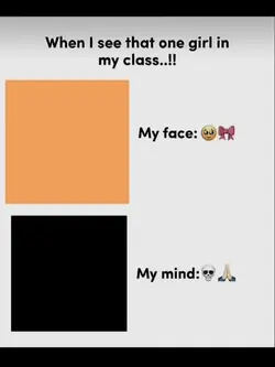 My face