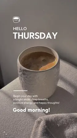 Hello Thursday ☕️
