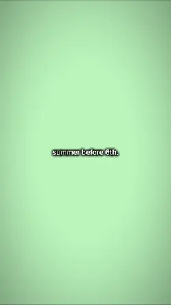 summer before