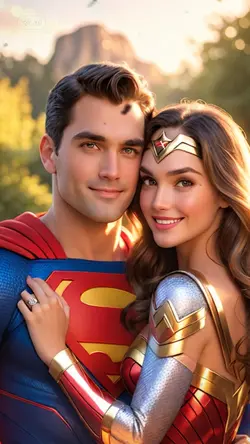 Superhero Couple AI