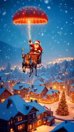 Santa funny template