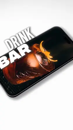 Cinematic drink edit