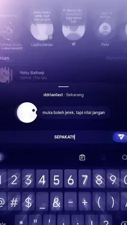 tapi nilai jangan