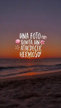 Un atardecer🤍🌊🌸