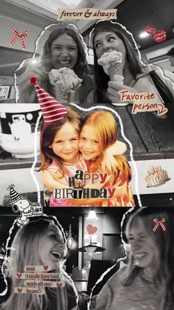 birthday collage