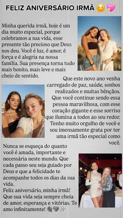 parabéns irmã 