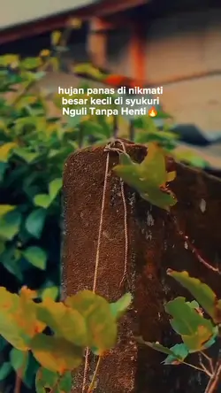 hujan panas dinikmat
