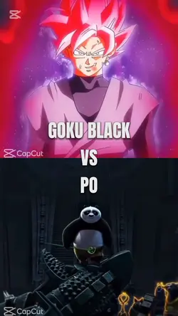 Goku black vs po