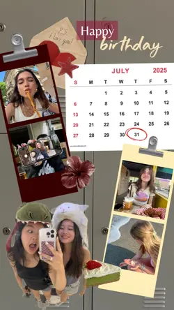 BIRTHDAY 31 JULY