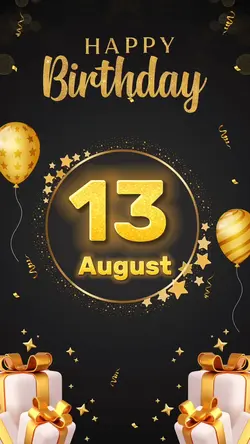 Birthday 13 August