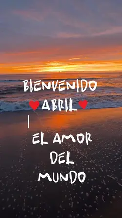 Bienvenido abril 