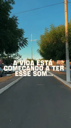A vida está começand