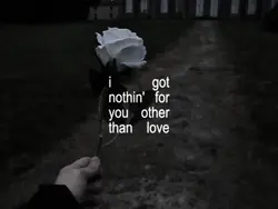 other than love.