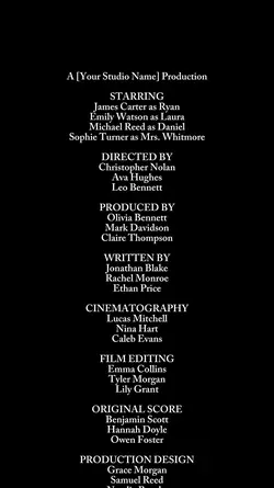 movie outro