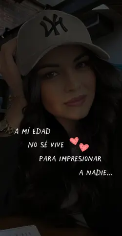 A mi edad...