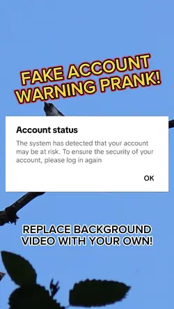 Fake Account Warning