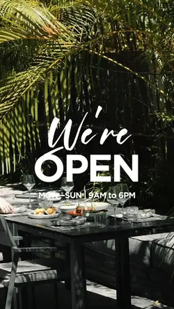 We Are Open
