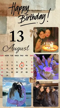 HBD 13 AUGUST