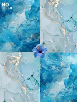 Flower blue summer 
