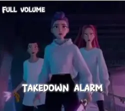 Takedown alarm 