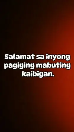 salamat kaibigan