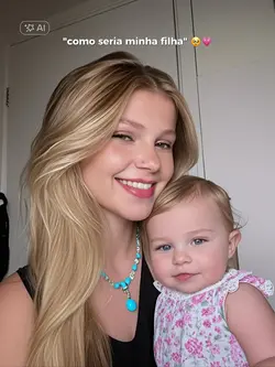 mãe de menina IA