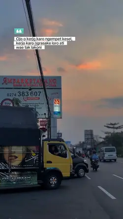 Kerjo ngempet kesel