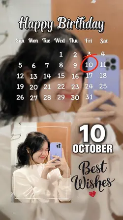10 OCTOBER,HBD TO ME