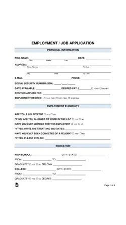 Job Application JS