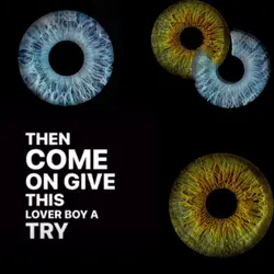 🩵When two eyes meet💚