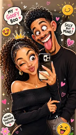 Caricature couple 🤣