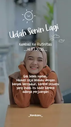 Udah Senin Lagi 