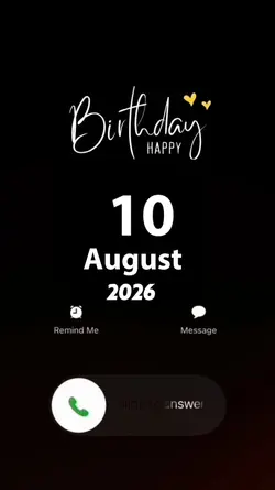 Hbd 10 August 2026