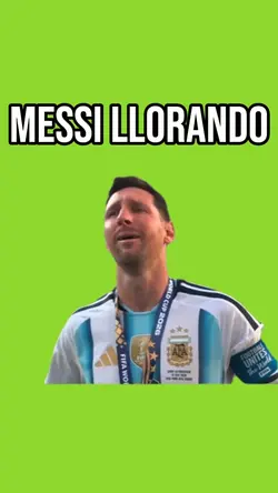 Messi Llorando
