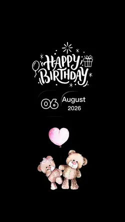 HBD 06 AUGUST 2026