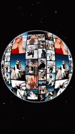 Rotating photo album