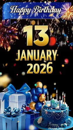 BIRTHDAY 13 JANUARY