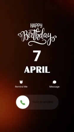 HBD 7 APRIL 2026