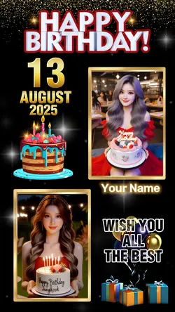Birthday 13 Aug 2025