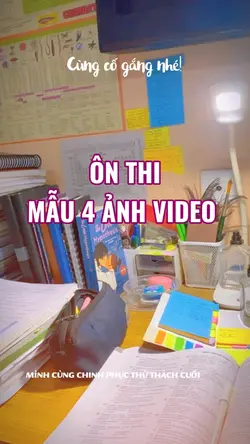 mẫu 4 ảnh ôn thi